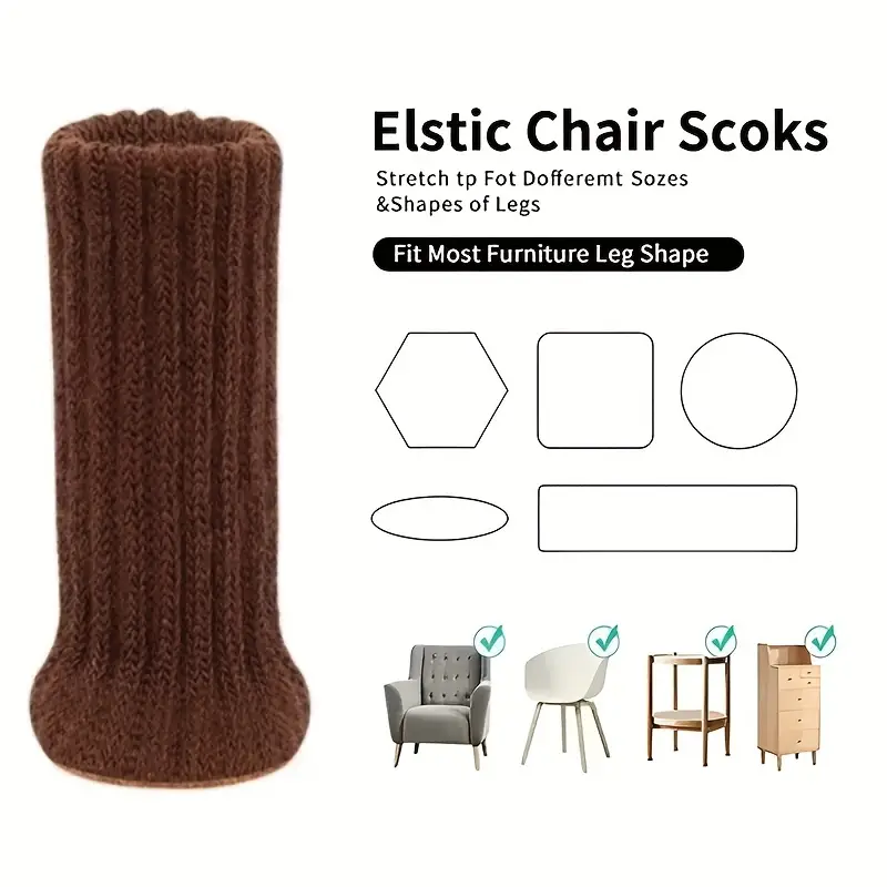 Visitor Chair Padded - 4/8/16PCS Calzini per gambe di sedie
