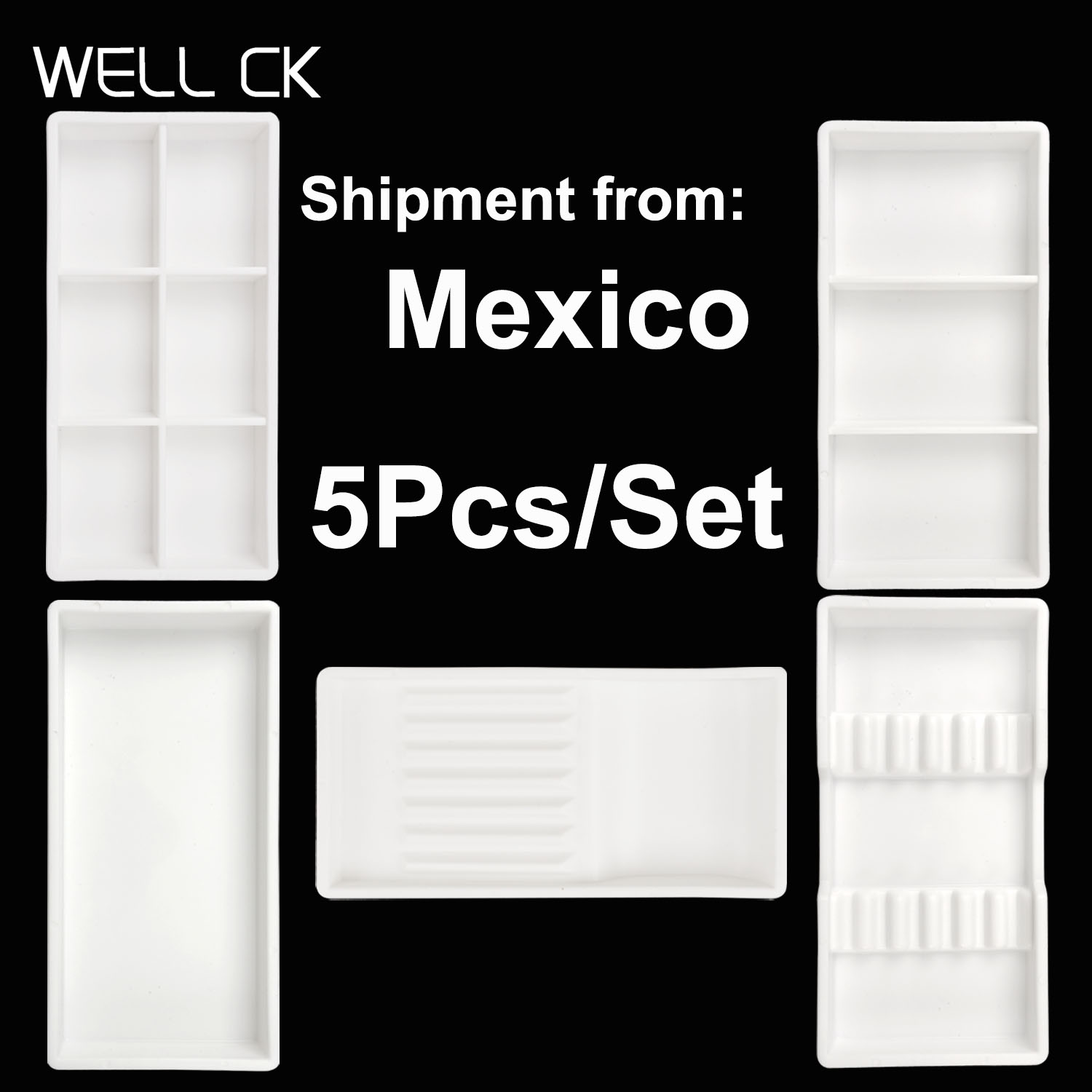 Set di 5 Vassoi Autoclavabili  - Drawer Organizer Tray recensione e prezzo
