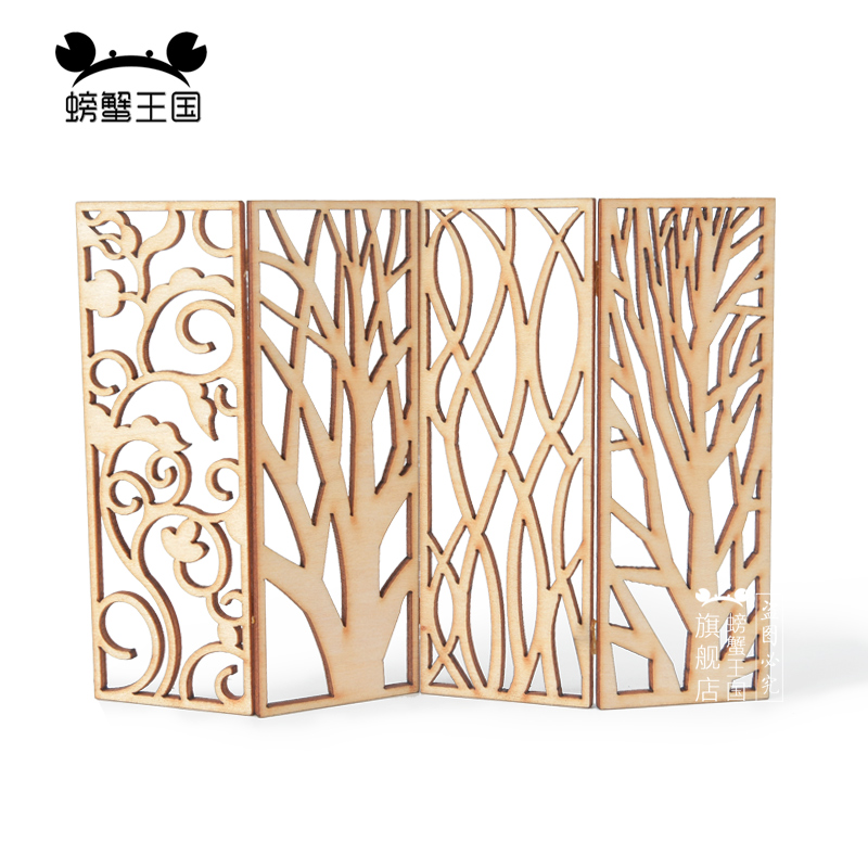 4 Pezzi Divisorio in Legno in  - Partition Screen Divider recensione e prezzo