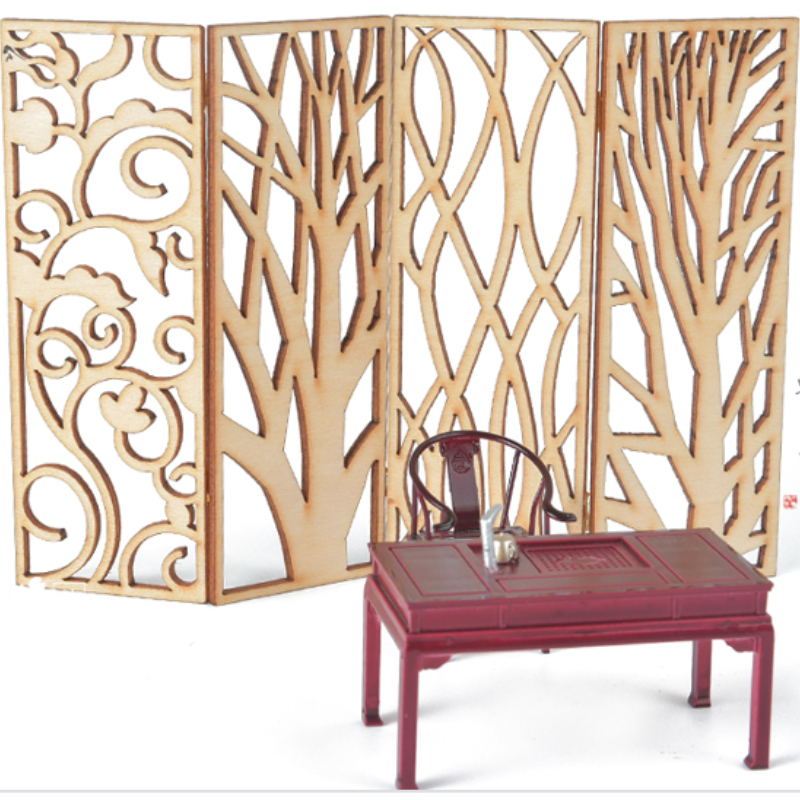 4 Pezzi Divisorio in Legno in  - Partition Screen Divider recensione e prezzo