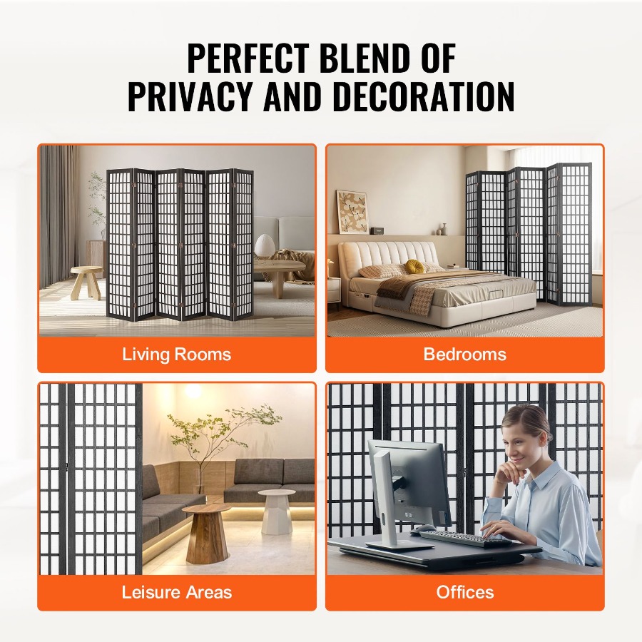 Divisorio Giapponese a 6 Panne - Partition Screen Divider recensione e prezzo