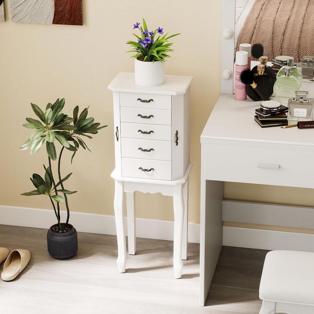 Armadio Portagioie Bianco con  - Drawer Organizer Tray recensione e prezzo
