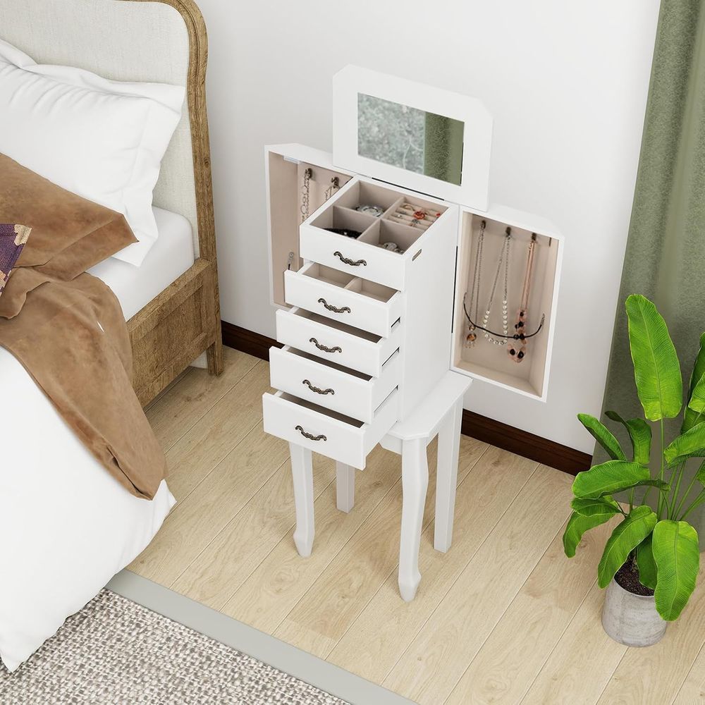 Armadio Portagioie Bianco con  - Drawer Organizer Tray recensione e prezzo