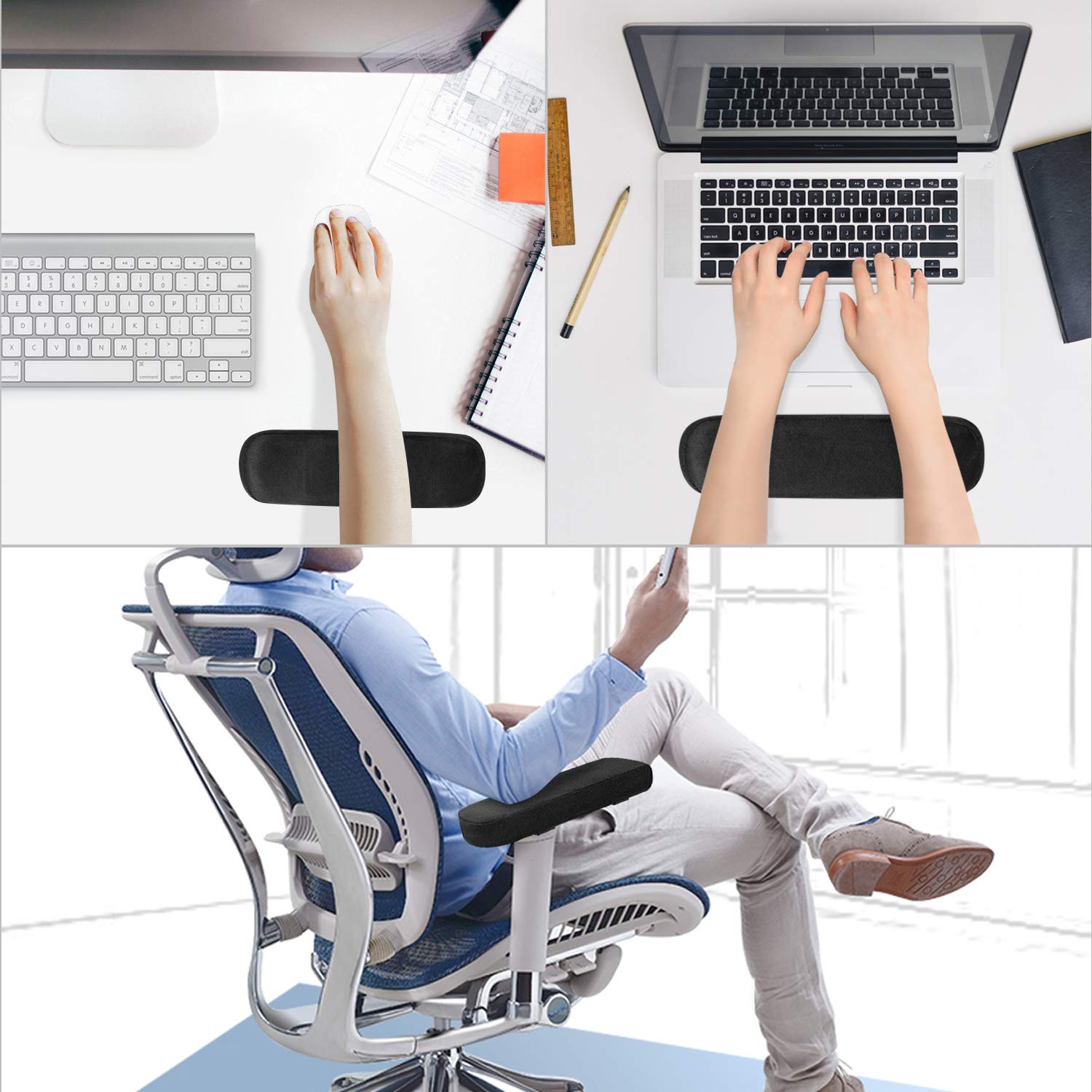 2/4/8PCS Cuscinetti per bracci - Visitor Chair Padded recensione e prezzo